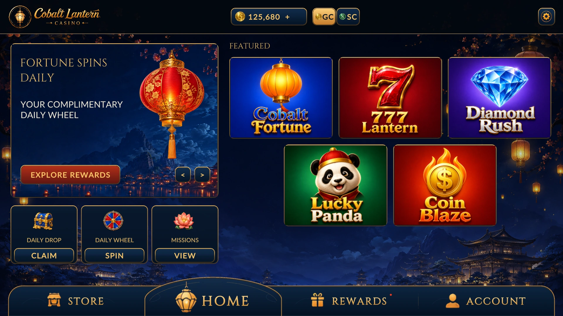 Cobalt Lantern Casino